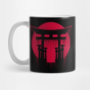 Grunge Torii Gate: A Step into Sacred World Mug